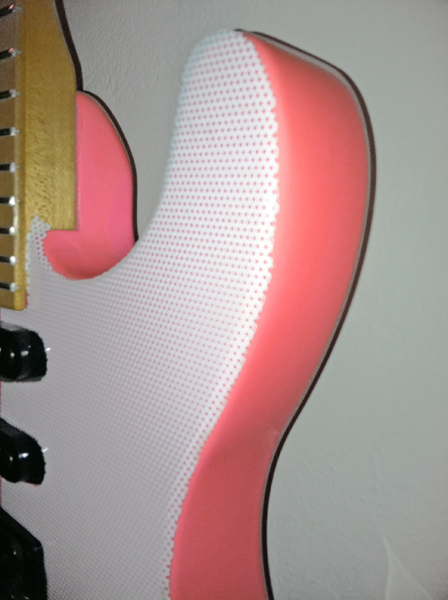 The Pink Strat - Detail