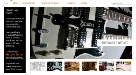 Metzler Guitars launches new site...